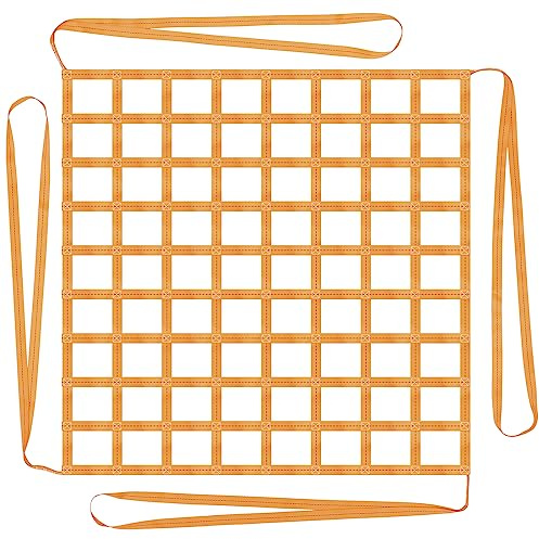 JTNero Hebe-Hebenetz 1 x 1 m Ladung Hängendes Netz 300 kg Polyester Schlingen Hebenetz Hohe Tragfähigkeit Hangendes Hebenetz zum Be und Entladen von Fracht, Verschleißfestigkeit