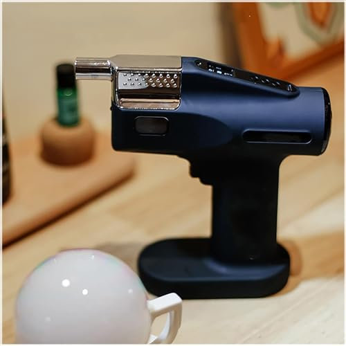 kit de fumeur de cocktail Fumoir À Cocktail, Machine À Bulles De Cocktail, Pistolet À Fumée Portable De Cuisine, Affichage LED, Rechargeable Par USB, For Faire Des Bulles Et De La Fumée, Pistolet À Fu