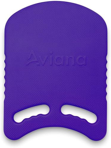 Pro Aviana Kickboard Adult & Youth Swim Buoy Aid Leg Kick Exercise Training Float for Swimming Pool or Open Water Foam Equipment | High Buoyancy | Non-Slip | EVA Material & BPA Free Purple