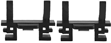 Zohisin 2 Stück Auto-Scheinwerferhalter, schwarzer ABS-Scheinwerferlampen-Adapter, Basis-Halterung, Ersatz für 2017 Focus