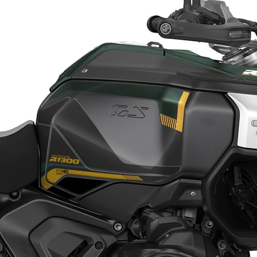 Protections latérales pour réservoir en résine 3D, compatibles avec BMW R 1300 GS ADV FM-1146 (Option Karakorum 719)