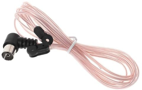 Qerwsdty Neue HiFi-Innenantenne für UKW-Radio, 75 Ohm, Heimkino-Receiver, UKW-Antennen