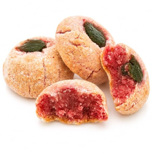 RAREZZE | Biscotti Pasta di Mandorle Siciliane | con Frutti di Bosco | 400g | Dolci siciliani artigianali, preparati a mano all'ordine e spediti appena sfornati, pasticcini tipici di Sicilia