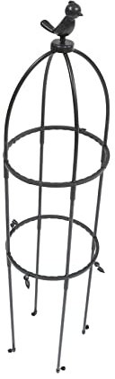 UPKOCH Traliccio da Giardino in Design Supporto per Fiori e Piante Rampicanti Struttura in Rattan per Balconi Cortili e Esterni Materiale Sicuro e Durevole