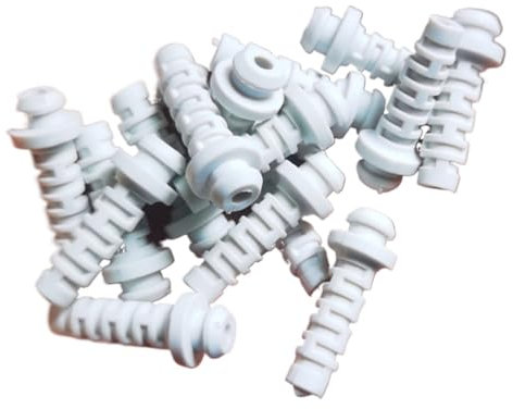 10 pz 3/4/5mm Pressacavo Connettore Cavo In Gomma Manicotto di Avvio PA6 V-2 Filo Guaine for cavi(White,4mm)