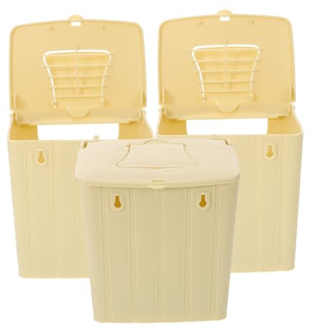 FONDOTIN 3 Stück Vogel Brutkasten Aufhängbare Nistbox aus Kunststoff für Papageien Wellensittiche und Haustiere für Garten und Balkon