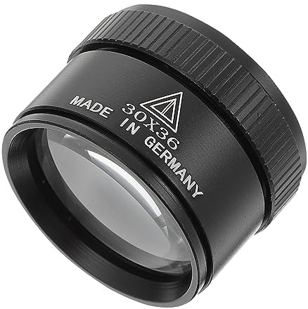 Gogogmee High Definition Optical Glass Loupe Magnifier Magnification Jewelry Coin Stamp Inspection Loupe for Jewelers Watchmakers with Optical Glass Lens