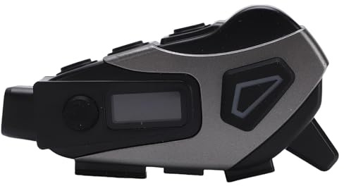 Oreilet Caméra de Casque étanche pour Moto, écouteurs sans Fil HD 1080P 5.4 avec Réduction du Bruit AI et Micro Coupe-Vent, Batterie 1200 MAh, pour Moto, VTT, Dirt Bike