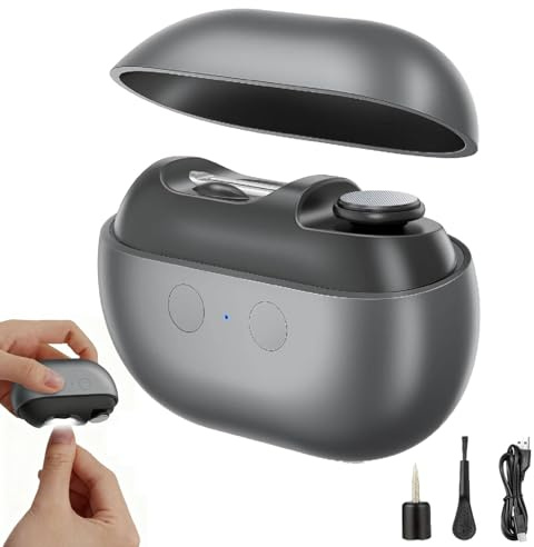 Fanyil Coupe-Ongle Electrique,Intelligent Coupe Ongle Electrique avec Lumière LED et Polisseur,2-en-1 Autonome Portable,Rechargeable,Soin des Ongles Indolore à Domicile,pour Adultes et Personnes Âgées