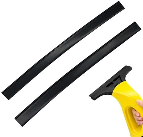 2 Pack Replacement Rubber Lips Compatible with Karcher Window Vac, 280mm Squeegee Rubber Blades Accessories Compatible with WV1 WV2 WV5 WV50 WV55 WV60 WV75 Series