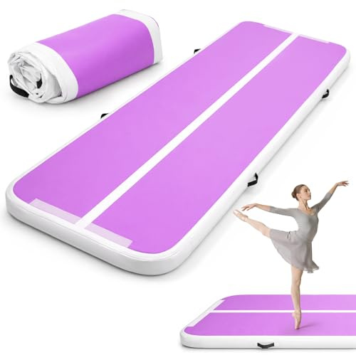 ARATERVIO 3m Air Track Gymnastikmatte 300×100×10cm aufblasbar, Turnmatte Air Matte Tumbling Matte PVC rutschfest wasserdicht, Gymnastik Yoga Training Matte für Indoor Outdoor