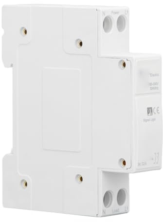 Kadimendium WiFi Smart Circuit Breaker Switch med Fjärrkontroll för Hushållsapparater AC90-300V Justerbart Skydd (Aai)