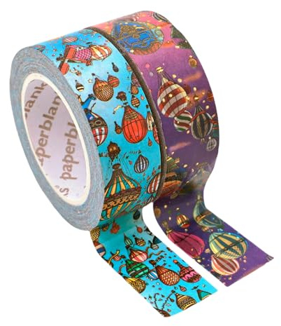 Paperblanks Balloon Festival/Sunset Ride Washi Tape Mixed Pack (Paperblanks Washi Tape)
