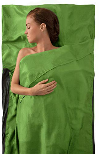 Sea to Summit Silk Stretch Liner - Traveller, Green, Traveller