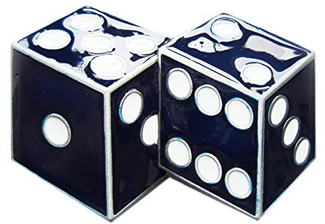 Urban Backwoods Gambler Dices II Gürtelschnalle für Wechselgürtel Buckle