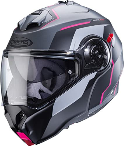CABERG DUKE EVO MOVE MATT GUN METAL / BLACK / FUCHSIA XS CASCO APRIBILE
