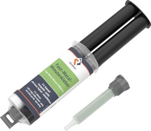 Resinpal Fast-Metal-Minutenkleber | 2K-Epoxidkleber | Hochfest | Montagekleber |