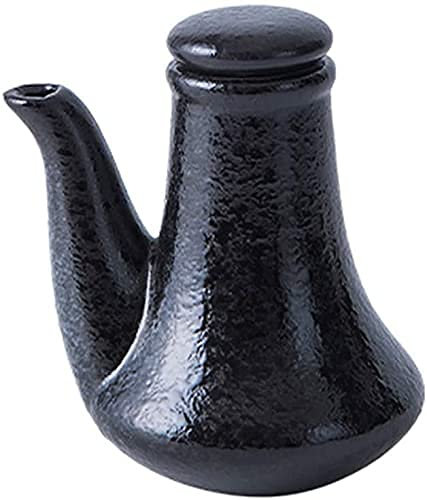 HPTHLY Ölkanne, Oliven- oder Essigflasche mit Auslaufschutz, Vintage-Olivenölflasche, kleine Essig-Menage für Sojasauce, Flüssiggewürzspender zum Kochen in der Küche