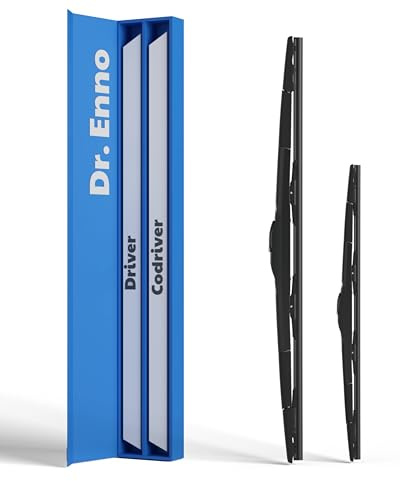 Dr.Enno Scheibenwischer 530mm & 480mm | Streifenfreie Reinigung | Leiser Betrieb | Einfache Montage | Langlebige Qualität | Kein Quietschen