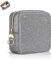 Beauty Case da Viaggio Trousse Trucchi Donna Pochette in Pelle Brillantini Borsa per Cosmetici Organizer Borse Makeup Trucco Organizer Portatile Accessori Viaggio per Ragazza Donna Compleanno(Nero)