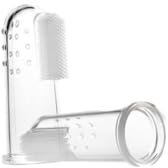 NULYLU 2stücke Fingerzahnbürste Mit Mundmassagegerät Für Junge Mädchen Beißbürste Für Zahnreinigung Und Zahnfleischpflege Leicht Anzulegen