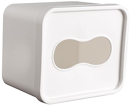 IMIKEYA Wall-Mounted Storage Holder Lid Large Square Kitchen Sink Filter Mesh Case No Punching Garbage Bag Organizer Box for Home Bathroom