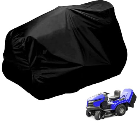 Housse de protection pour tondeuse autoportée - Housse imperméable | Housses résistantes aux UV et à la poussière avec sac de rangement pour l'extérieur et le jardin