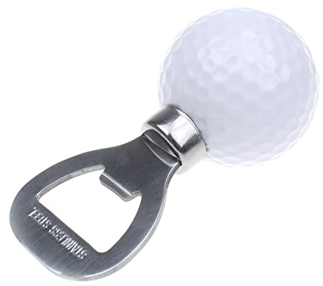 THINCAN Décapsuleur en forme de balle de golf Décapsuleur de bouteille de bière Cadeau amusant pour hommes femmes Nouveauté Article pour les amateurs de golf amateurs de bière