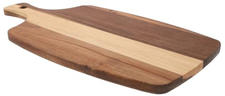 TOYANDONA Planche à Découper Bois Avec Manche Plateau De Service Pour Pains Fromages Fruits Et Légumes Accessoire De Cuisine