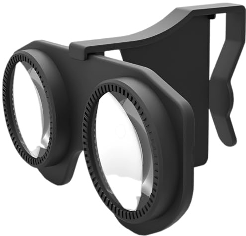 Mini gafas de realidad virtual plegables, tamaño de bolsillo, auriculares de realidad virtual para iPhone y smartphones Android, experiencia 3D inmersiva, 4,6 x 5,6 x 6,1 cm, 4,5 x 5,5 x 6 cm