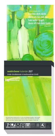 Neukirchener Kalender 2027 - Großer Abreißkalender in lesefreundlicher Schrift