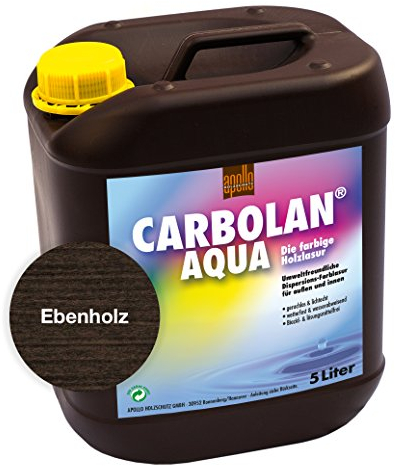 Carbolan Aqua Holzlasur, 5L (Ebenholz)