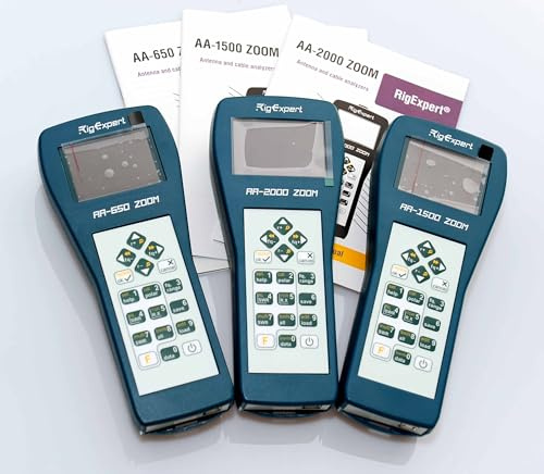 RigExpert AA-2000 Zoom Antenna Analyser (0,1-2000 MHz) - Tuner numérique pour radioamateurs et professionnels dans le domaine des communications radio