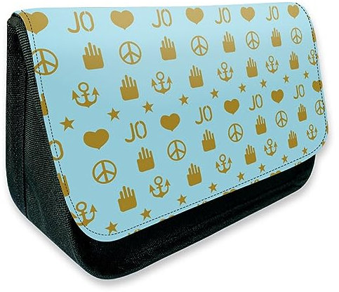 MayDee Trousse à Crayons Bizarre Adventure JoJo, Étui à Crayons JoJo Anime pour Les élèves du Primaire Et du Secondaire, Cadeau De Rentrée Scolaire (B)