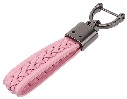 Operitacx Hufeisen Schlüsselanhänger Geflochtenes Hufeisen-lanyard Schlüsselring Hängekette Schlüsselzubehör Rosa Schlüsselanhänger Hufeisen-lanyard Geflochtenes Hufeisen-lanyard