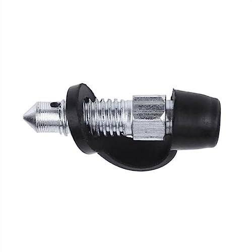 OSTREY Bolzenschraube 1Pc Motorrad Bremse Bremssattel Entlüftungsschraube Auto Bremse Schraube Nippel Auto Zubehör Mit Kappe (Color : 6X1MM Silver)