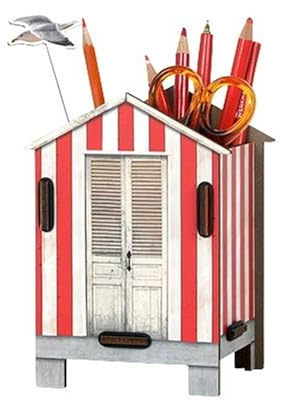 Werkhaus Stiftebox Strandhaus rot