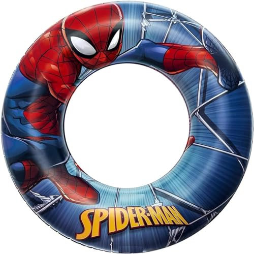 Salvagente Ciambella Gonfiabile Compatibile con Spider Man Mare Piscina Diametro 50 cm