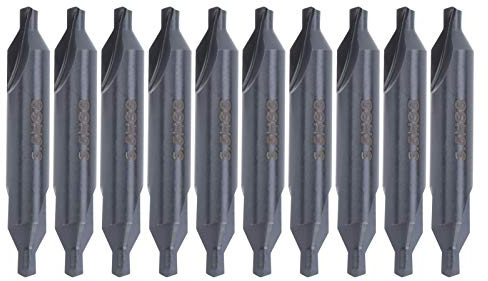 10St. Zentrierbohrer 3,5 mm HSS A-Typ Zentrierbohrer Edelstahl All-Ground Spiral Positionierung Senker Werkzeuge für sterben