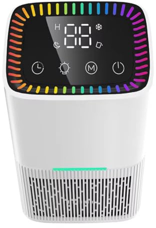 Fangxuee Purification d'air Déshumidificateur 1,6L Small Home Sécheur d'air Sécheur d'air Rydrom de Déménagement en Intérieur