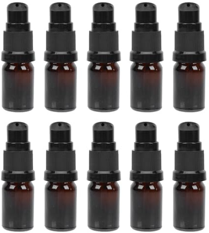 Luxshiny 10pièces Flacon Presse-presse Pratique pour Huiles Essentielles Récipient Multifonctionnel Flacon Presse-presse Facile à Utiliser