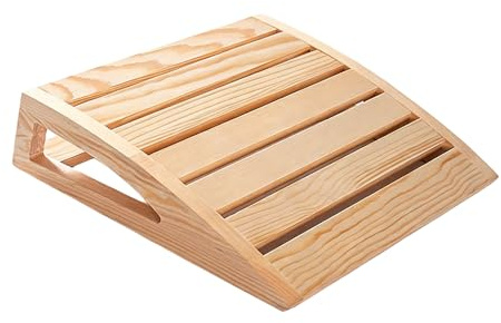 Cuscino ergonomico per il collo, in legno, per sauna, comodo cuscino per rilassamento, universale, accessorio per la stanza per adolescenti, uomini, giovani ragazzi