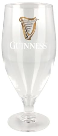 Guinness Stemmed Pint Glass – Official Glass – 568ml (1 Pint) – Elegant Stem Design