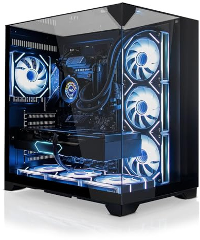 SYSTEMTREFF High-End Gaming PC - AMD Ryzen 9 9950X3D - RX 9070 XT 16GB | AMD 16-Kern CPU bis 5.7 GHz, 32GB DDR5, 2TB M.2 NVMe SSD, AMD Grafik WLAN, Windows 11, für Gaming, Streaming