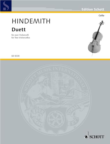 Duett: für zwei Violoncelli. 2 Violoncelli. Spielpartitur. (Edition Schott)