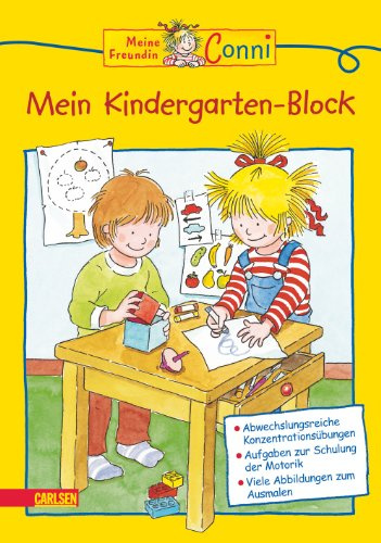 Conni Gelbe Reihe (Beschäftigungsbuch): Mein Kindergarten-Block: Kinderbeschäftigung ab 4