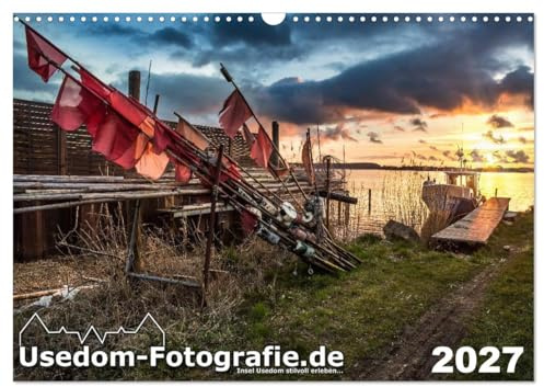 CALVENDO - Usedom Fotografie (Wandkalender 2027 DIN A3 quer), Monatskalender: Usedom sitlvoll erleben... Ein etwas anderer Insel Usedom Kalender und vielen tollen Ansichten der Insel.