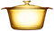 VISIONS Olla Pyroceram Flair con Cubierta de Vidrio, marrón, 5.5L Cookpot