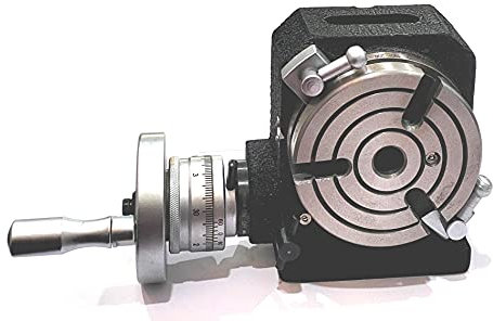 HV4 (110 MM) 3 Slot Horizontal Vertical Rotary Table Milling Indexing Table Machine Tools