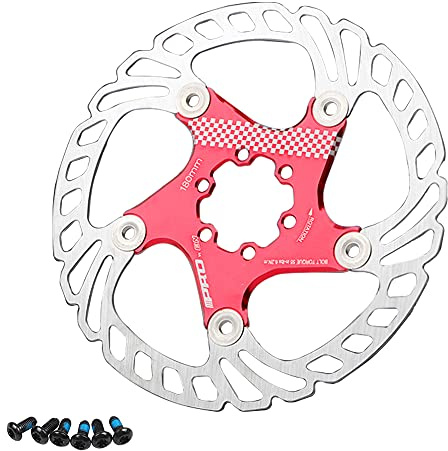 Disque de frein pour vélo - 160 mm - 180 mm - 203 mm （Rouge 180 mm）
